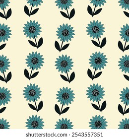 Seamless floral pattern for fabrics, textile, stationary, wallpapers and backgrounds.