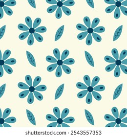 Seamless floral pattern for fabrics, textile, stationary, wallpapers and backgrounds.