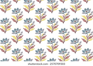 seamless floral pattern featuring botanical flowers and leaves for textile wallpaper wrapping paper nature inspired designs and garden backgrounds