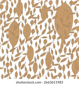 Un patrón floral sin fisuras con flores y hojas dibujadas a mano, diseñado en un estilo suave y elegante. Ideal para su uso en diseño de telas, Fondo de pantalla, papel de embalaje, embalaje y fondos digitales. 
