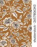 seamless floral pattern featuring large, detailed flowers with soft petals in pastel tones such as pink, cream, and white. the flowers should appear three-dimensional with intricate textures, resembli