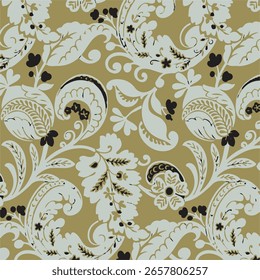 padrão floral sem costura com grandes flores detalhadas com pétalas macias em tons pastel, como rosa, creme e branco. as flores devem aparecer tridimensionais com texturas intrincadas, assemelhando-se