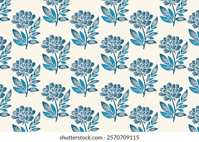 seamless floral pattern featuring red blossoms green leaves and natural elements ideal for wallpaper textile wrapping and seasonal prints