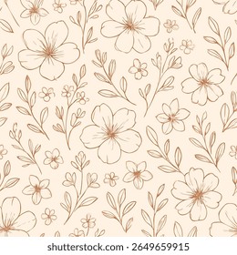 Um padrão floral sem costura com rosas vermelhas macias e folhas verdes em um estilo digital desenhado à mão, perfeito para tecido e artigos de papelaria