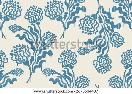 A seamless floral pattern featuring warm burnt orange blossoms on a deep black background—ideal for fall-themed wallpaper, fabric prints, stationery, and digital designs.