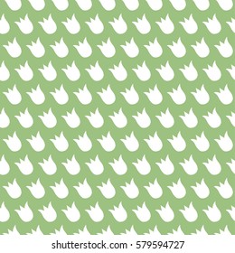 Seamless floral pattern with flower