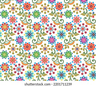 seamless floral pattern flower design