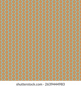 Seamless Floral Pattern with Flower Silhouettes on Vibrant Background – Modern Botanical Repeat Design in Vector Format.
