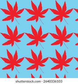 Seamless Floral Pattern with Flower Silhouettes on Vibrant Background – Modern Botanical Repeat Design in Vector Format 