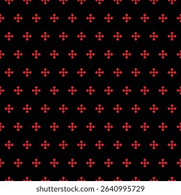 Seamless Floral Pattern with Flower Silhouettes on Vibrant Background – Modern Botanical Repeat Design in Vector Format 