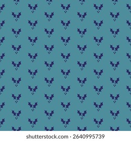 Seamless Floral Pattern with Flower Silhouettes on Vibrant Background – Modern Botanical Repeat Design in Vector Format 