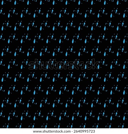 Seamless Floral Pattern with Flower Silhouettes on Vibrant Background – Modern Botanical Repeat Design in Vector Format 