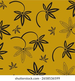seamless floral pattern with flowers