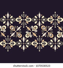 Seamless floral pattern. Flowers background. Decorative floral ornament. Textile rapport.