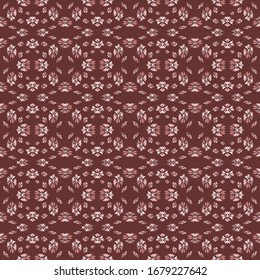 seamless floral pattern with flowers and leaves plants exotic shapes