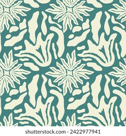 nahtlose Blumenmuster im orientalischen Stil Moderne Blumengewebe, luxuriöse Stoffe, Baumwollmuster, Tapeten, Satin-Stoff, Buchumschläge, Papierhintergrund