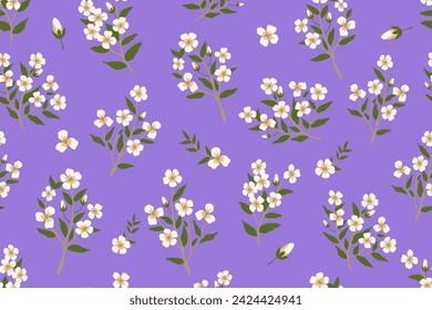 seamless floral pattern with flowers oriental style Modern flower cloth, luxurious fabrics, cotton pattern, wallpaper, satin fabric, book covers, wrapping paper background	