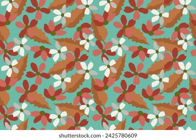 patrón floral sin costuras con flores estilo oriental moderno paño de flores, telas, patrón de algodón, papel pintado, tela de satén, cubiertas de libros, fondo de papel de envoltura
