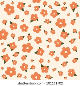 Seamless floral pattern. Flowers texture.