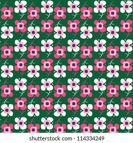 Seamless floral pattern. Flowers texture./ Lawn