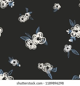 Seamless floral pattern. Flowers texture
