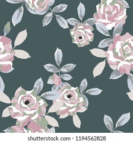 Seamless floral pattern. Flowers texture