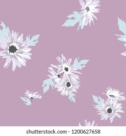 Seamless floral pattern. Flowers texture