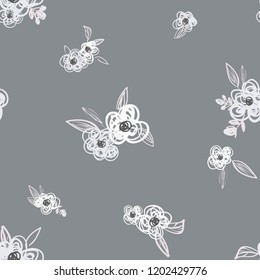 Seamless floral pattern. Flowers texture