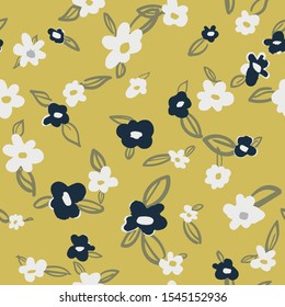 Seamless floral pattern. Flowers texture
