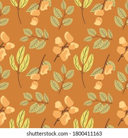Seamless floral pattern. Flowers texture. Seamless floral pattern background vector Illustration for print, Wallpaper, fashion template