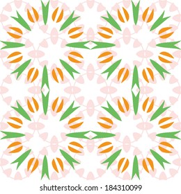 Seamless floral pattern. Flowers texture. 