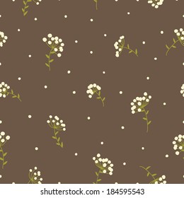 Seamless floral pattern. Flowers texture.