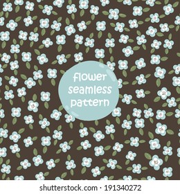 Seamless floral pattern. Flowers texture.