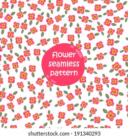 Seamless floral pattern. Flowers texture.