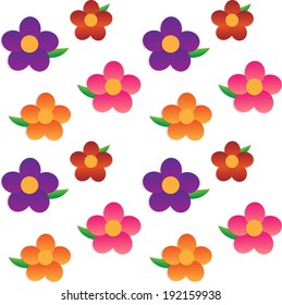 Seamless floral pattern. Flowers texture.