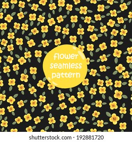 Seamless floral pattern. Flowers texture.