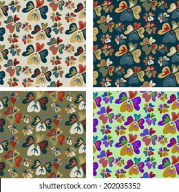 Seamless floral pattern. Flowers texture