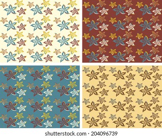 Seamless floral pattern. Flowers texture