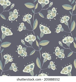 Seamless floral pattern. Flowers texture. 