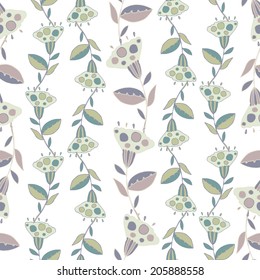Seamless floral pattern. Flowers texture. 