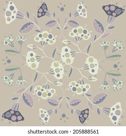 Seamless floral pattern. Flowers texture. 
