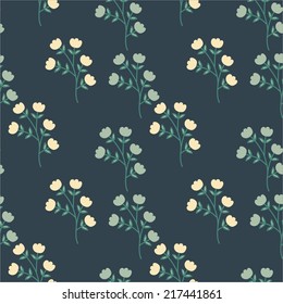 Seamless floral pattern. Flowers texture.