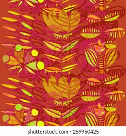 Seamless floral pattern. Flowers texture.
