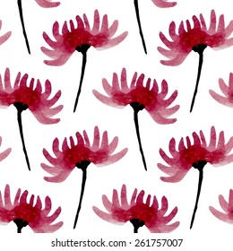 Seamless floral pattern. Flowers texture