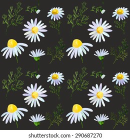 Seamless floral pattern. Flowers texture
