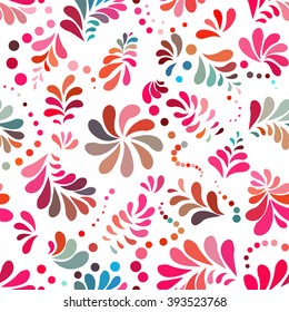 Seamless floral pattern. Flowers texture. Pattern with flowers. 