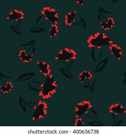 Seamless floral pattern. Flowers texture.