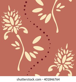 Seamless floral pattern. Flowers texture.