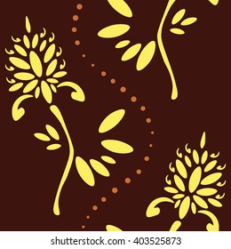 Seamless floral pattern. Flowers texture.