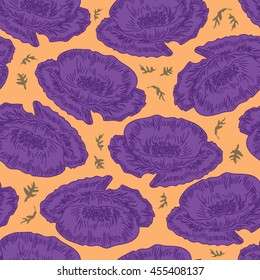 Seamless floral pattern. Flowers texture.
